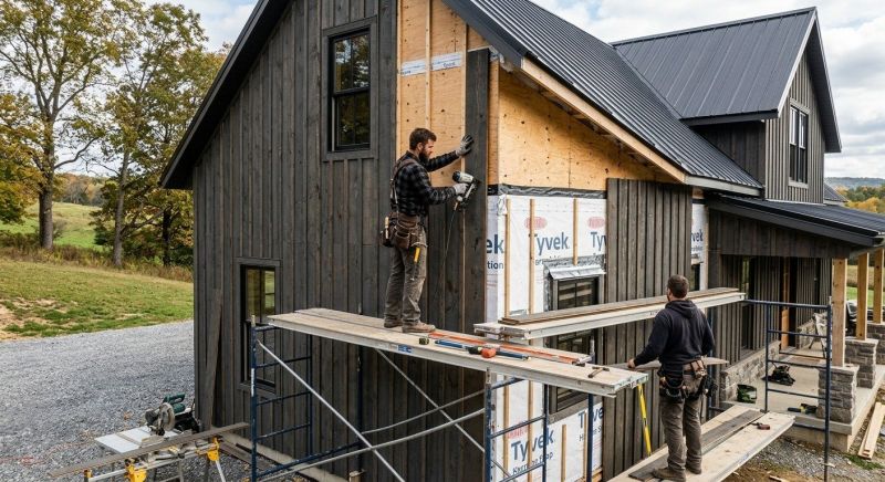 Barn Siding Installation in Hollis Center, ME