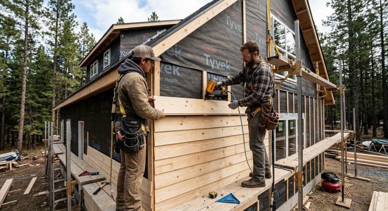 Barn Wood Siding Installation in York County, ME