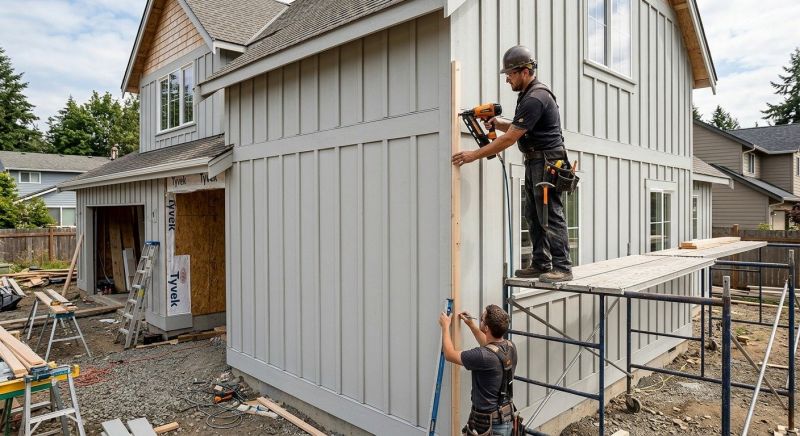 Batten Siding Installation in Buxton, ME