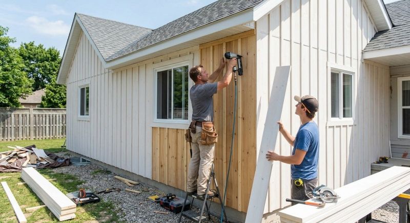 Batten Siding Installation in North Waterboro, ME