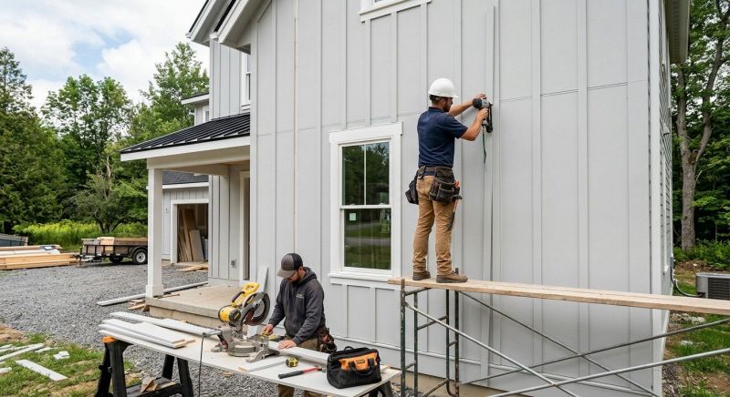 Batten Siding Installation in Portland, ME