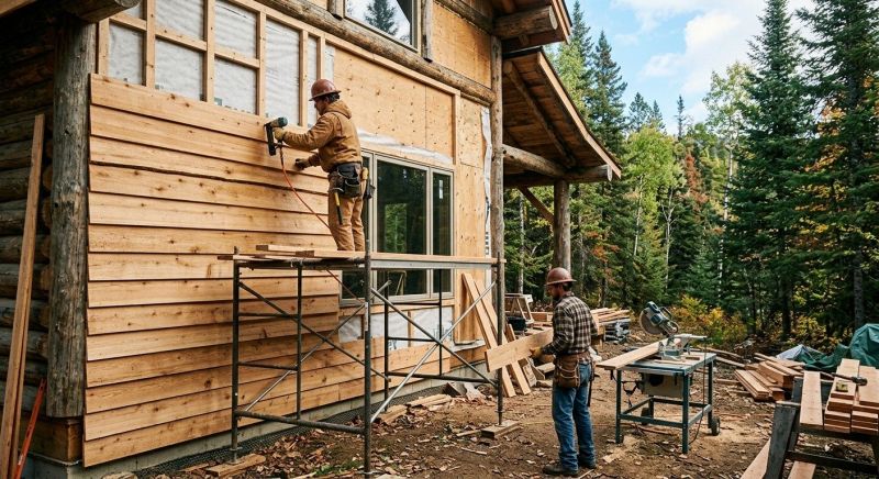 Batten Siding Installation in Wells, ME