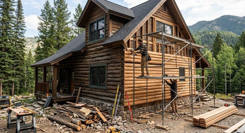 Cabin Siding Installation in York County, ME