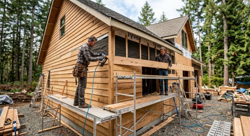 Cedar Cladding Installation in York County, ME