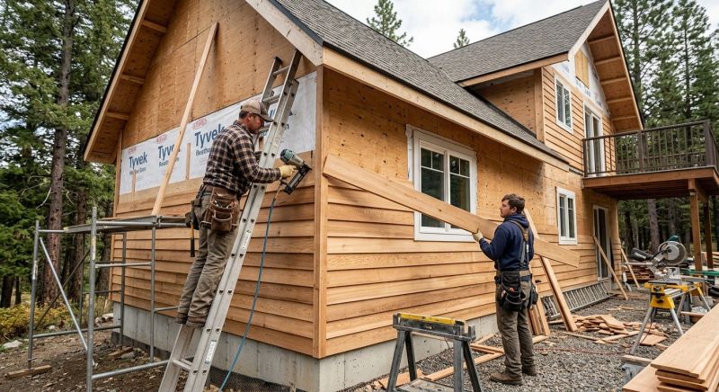 Cedar Siding Installation in Lebanon, ME