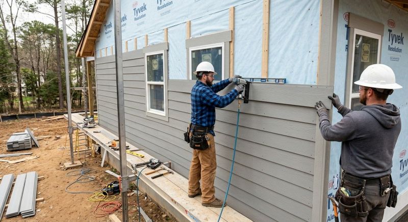 Cement Siding Installation in Lebanon, ME