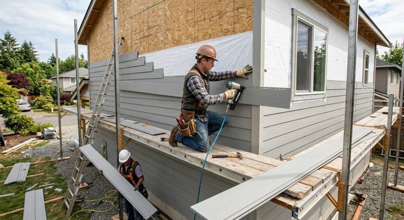 Cement Siding Installation in South Portland, ME