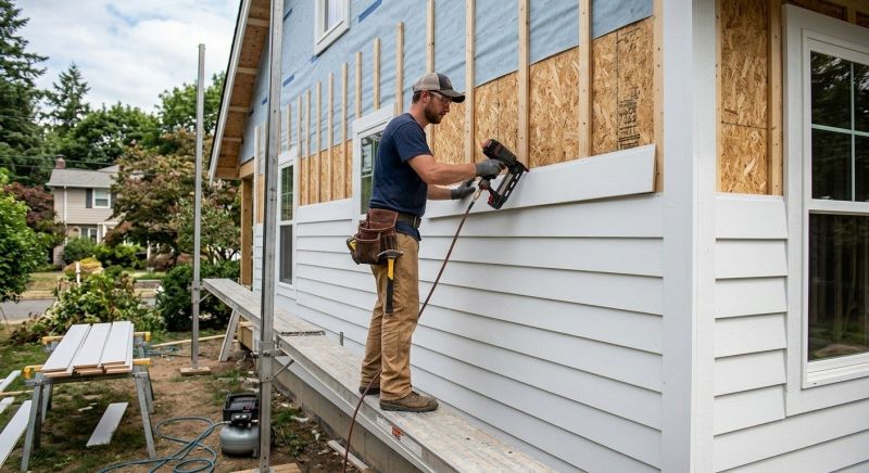 Clapboard Siding Installation in York County, ME