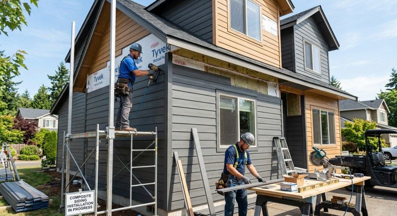 Composite Siding Installation in Cape Elizabeth, ME