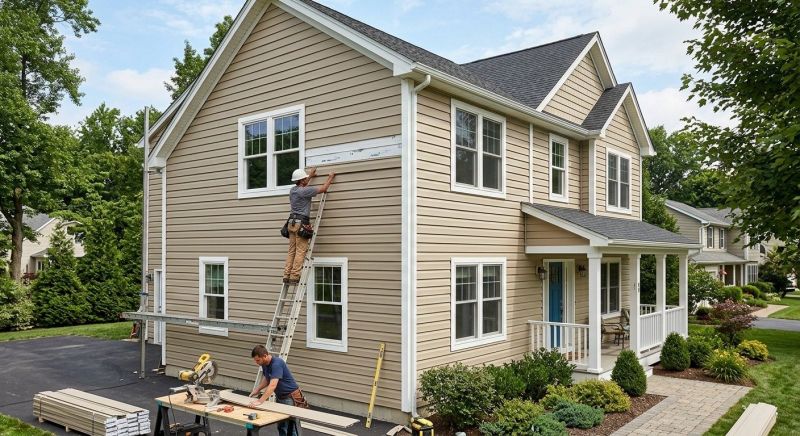 Dutch Lap Siding Installation in York County, ME
