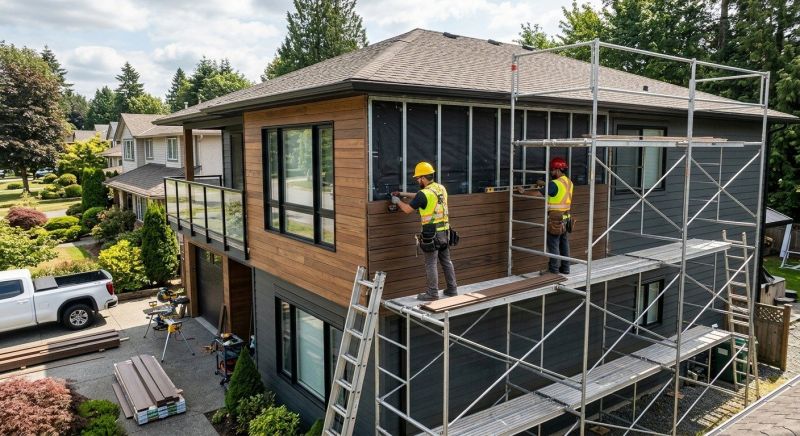 Facade Cladding Installation in York County, ME