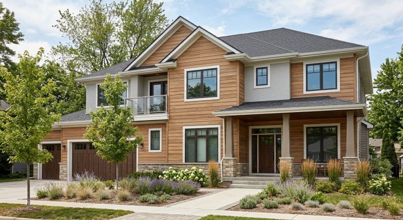 Faux Wood Siding Installation in Kennebunk, ME