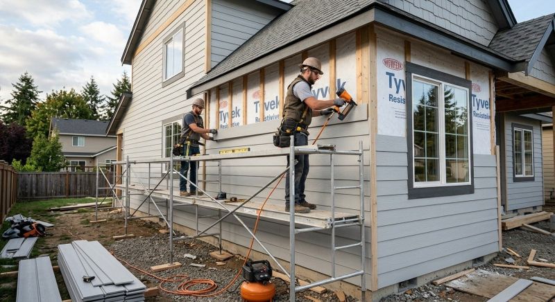 Fiber Siding Installation in Portland, ME