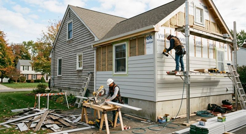 Fiberboard Siding Installation in York County, ME