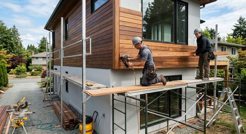 Hardwood Siding Installation in Cape Neddick, ME