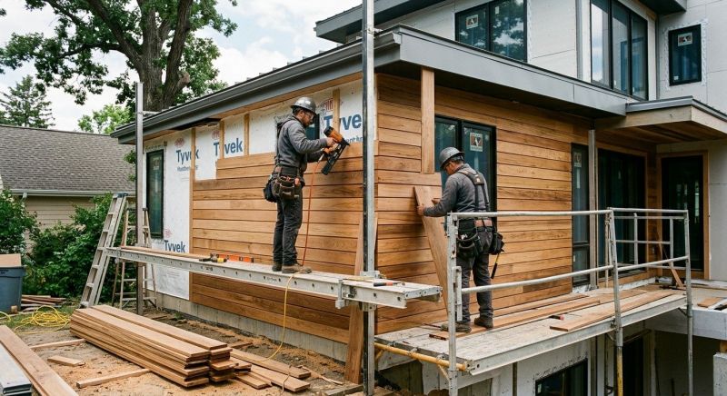Hardwood Siding Installation in Steep Falls, ME