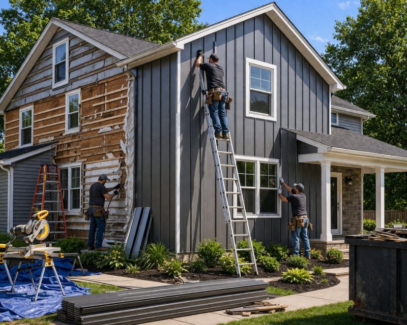 House Siding Installation in Wells, ME
