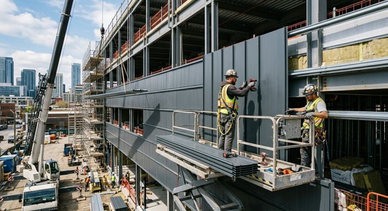 Metal Cladding Installation in York County, ME