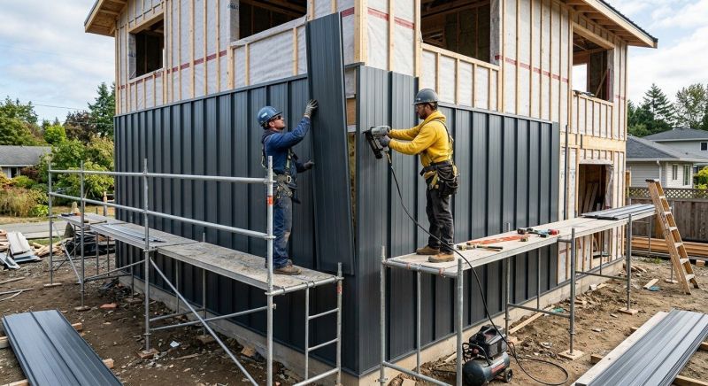 Metal Siding Installation in York County, ME