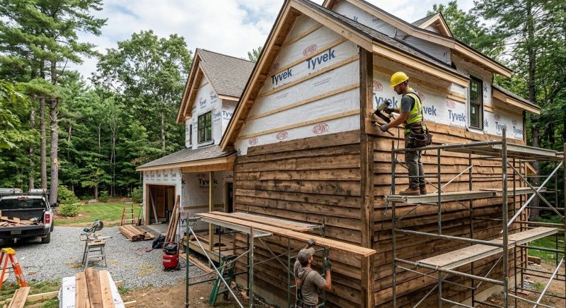 Rustic Siding Installation in York County, ME