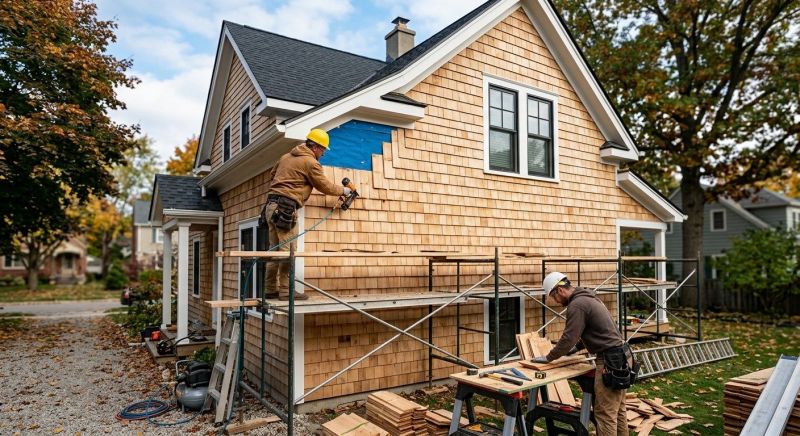 Shake Siding Installation in Acton, ME