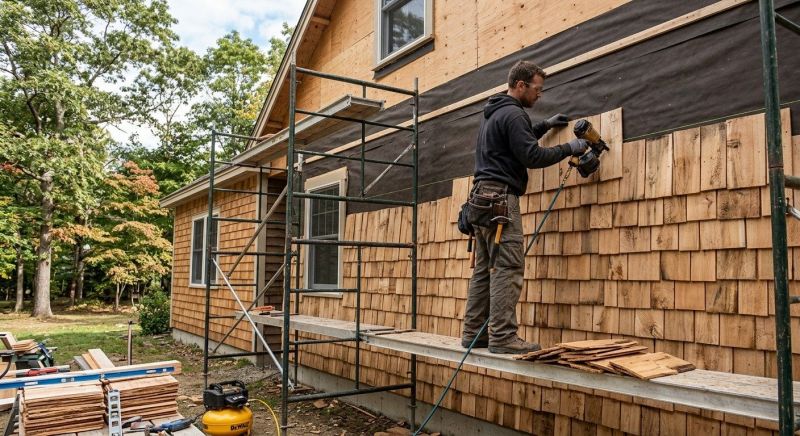 Shake Siding Installation in York County, ME