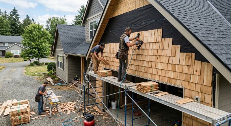 Shake Siding Installation in Old Orchard Beach, ME