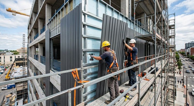 Steel Cladding Installation in York County, ME
