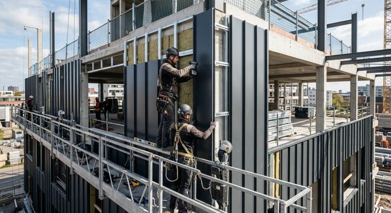 Steel Cladding Installation in York County, ME