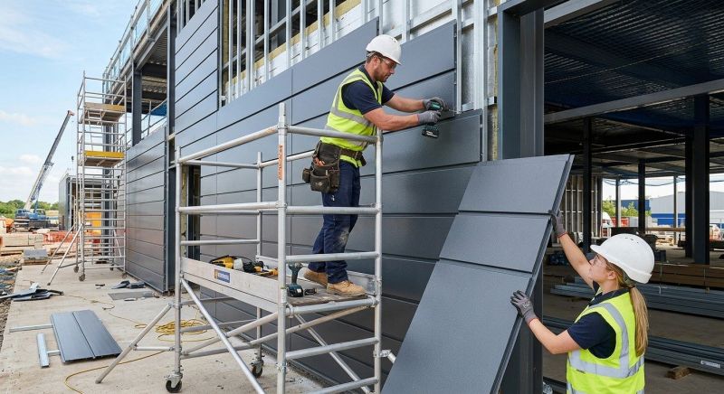 Steel Cladding Installation in York County, ME