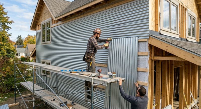 Tin Siding Installation in York County, ME