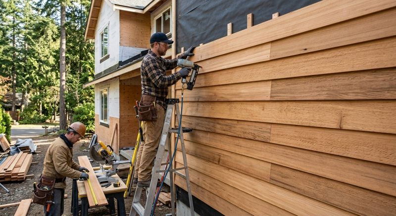 Wood Barn Siding Installation in York County, ME