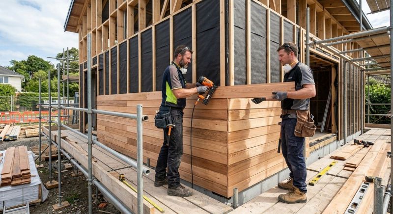 Wood Cladding Installation in Biddeford, ME