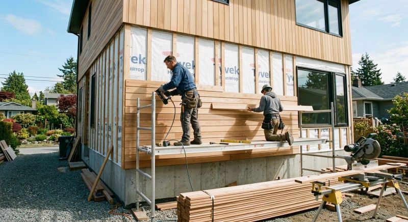 Wood Cladding Installation in Long Island, ME